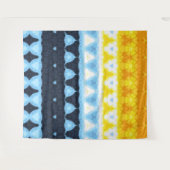 Boho Groovy Geometrische Abstracte AroAce Pride Vl Wandkleed (Voorkant (horizontaal))