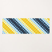 Boho Groovy Geometrische Abstracte AroAce Pride Vl Yogamat (Voorkant (horizontaal))