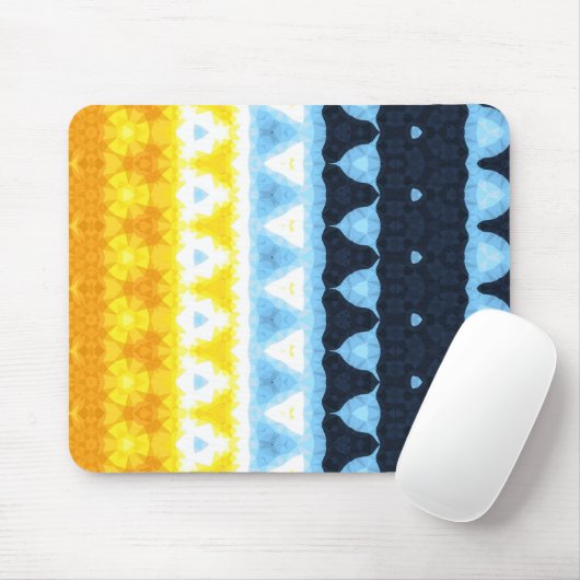 Boho Groovy Geometrische Abstracte AroAce Pridevla Muismat (Met muis)