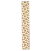 Boho Groovy Loper Kleurrijke Pastel Tafel Kunst (Voorkant)
