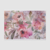 BOHO GRUNGE FLORAL COLLAGE DECOUPAGE TISSUE PAPIER (Voorkant)