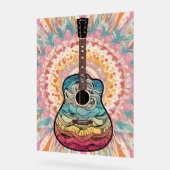 Boho guitar acryl bord (Hoek)