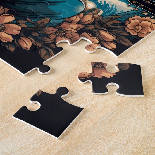 Boho Guitar Legpuzzel (Zijkant)