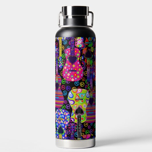 Boho Guitars Beauful Waterfles (Achterkant)