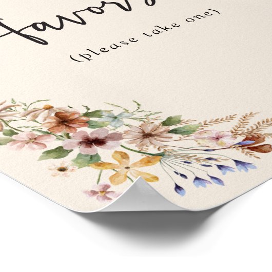  Boho gunst Poster (Hoek)