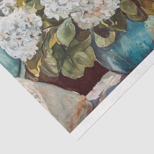 Boho Gypsy Seaside Caravan Window Decoupage Tissuepapier (Detail)