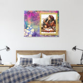 * Boho Gypsy Woman A100 Psychische Kaart Reader Canvas Afdruk (Insitu (Slaapkamer))