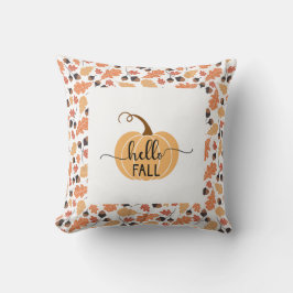 Boho Hallo Herfst Pompoen met Herfstbladeren Kussen