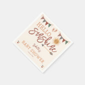 Boho Hallo Sunshine Baby shower Servet (Hoek)