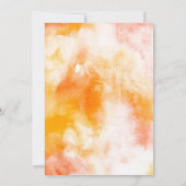 Boho Hallo Sunshine waterverf baby shower Kaart (Achterkant)