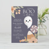 Boho Halloween Baby shower Invitation - Schattigee Kaart (Staand voorkant)