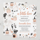 Boho Halloween Baby shower Kaart (Voorkant / Achterkant)