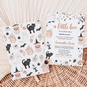 Boho Halloween Baby Shower Kaart