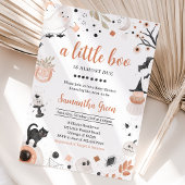 Boho Halloween Baby Shower Kaart