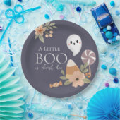 Boho Halloween Baby shower Little Boo - Schattigee Papieren Bordje (Feest)