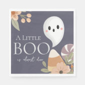 Boho Halloween Baby shower Little Boo - Schattigee Servet (Voorkant)