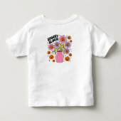 Boho Halloween Bloem PNG Kinder Shirts (Achterkant)