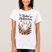 Boho Halloween Cute Ghost T-shirt (Voorkant)