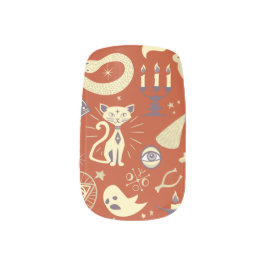 boho Halloween geest minx nagelkunst