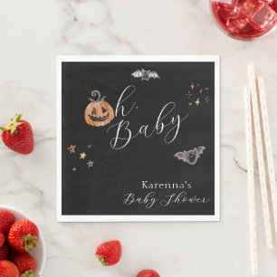 Boho Halloween Genderneutraal Oh Baby shower Servet
