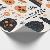 Boho Halloween Leuk Feest Verfraaien Cadeaupapier (Hoek)