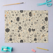 Boho Halloween Naadloos Patroon Tissuepapier (Craft)