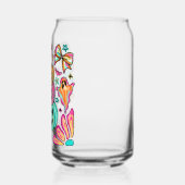Boho Halloween Pompoen Geest Blikvorm Glas (Rechts)
