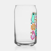 Boho Halloween Pompoen Geest Blikvorm Glas (Links)