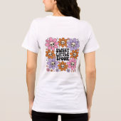 Boho Halloween Skelet Hand Tri-Blend Shirt (Achterkant)