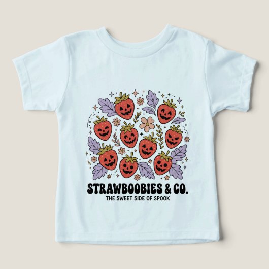Boho Halloween Strawboories PNG (Design voorkant)