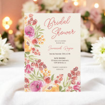 Boho handgeschilderde Waterverf Floral Vrijgezelle