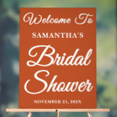 Boho Handgeschreven Script Vrijgezellenfeest Welko Acryl Bord (Neutraal)