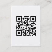 Boho Handmade Kaarsen QR-code Visitekaartje (Achterkant)