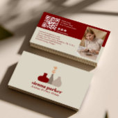 BOHO HANDMADE POTTERY CERAMIC QR CODE PHOTO VISITEKAARTJE