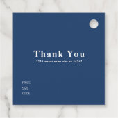 Boho Hang Labels, Kleding Label, Winkel Sale Favor Bedankjes Labels (Achterkant)