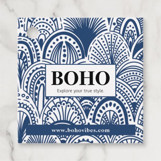 Boho Hang Labels, Kleding Label, Winkel Sale Favor Bedankjes Labels (Voorkant)