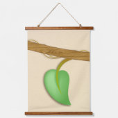 Boho Hangende Bloemenset Continue Tak Hangend Wandkleed (Voorkant)