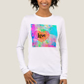 Boho Hart Liefde Tri-Blend Shirt (Voorkant volledig)