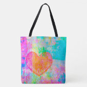 Boho Hart Tote Bag (Voorkant)