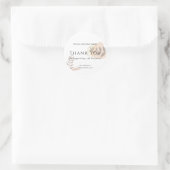 Boho Hartelijk dank voor uw welkomstwoord Ronde Sticker (Tas)