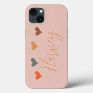 Boho harten met naam op maat Case-Mate iPhone case