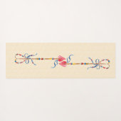 Boho Heart Arrows Yogamat (Achterkant (horizontaal))