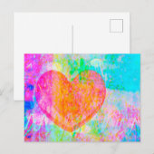 Boho Heart Briefkaart (Voorkant / Achterkant)