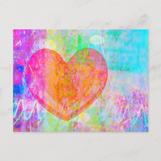 Boho Heart Briefkaart (Voorkant)