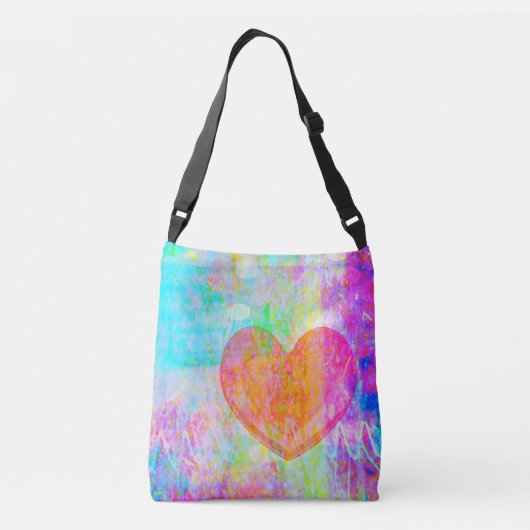 Boho Heart Crossbody Tas (Achterkant)