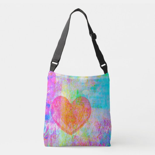 Boho Heart Crossbody Tas (Voorkant)