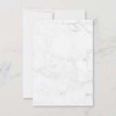 Boho Heart Floral Sympathy begrafenis Bedankkaart (Achterkant)