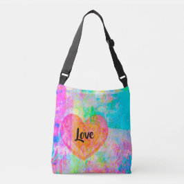 Boho Heart Love Crossbody Tas