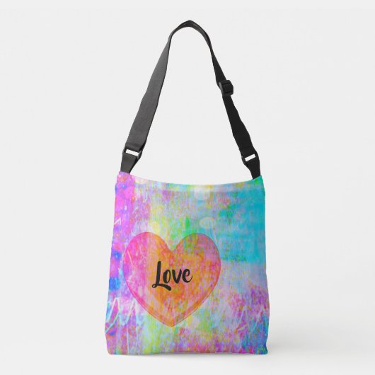 Boho Heart Love Crossbody Tas (Voorkant)