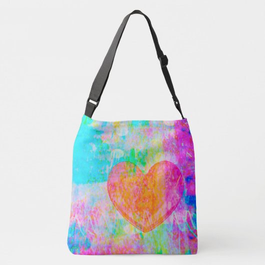 Boho Heart Love Crossbody Tas (Achterkant)